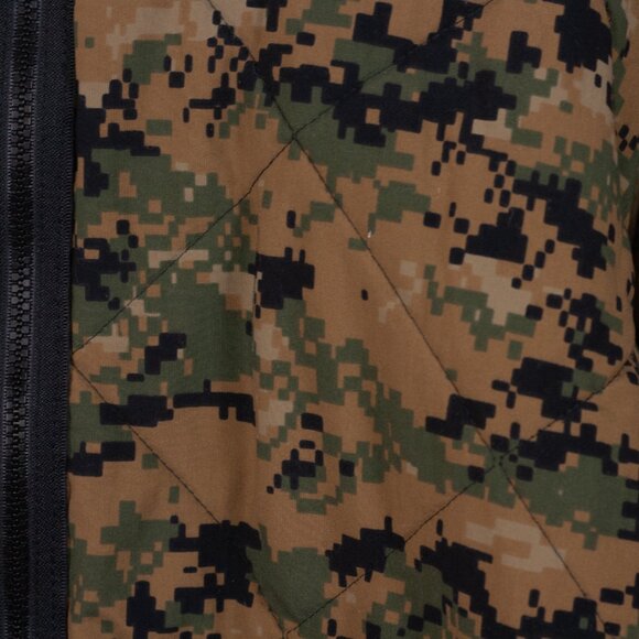 Wiggy's Woobie Liner Jacket in MARPAT Camo / Coyote Tan - Men's LG Made in USA - Picture 4 of 8